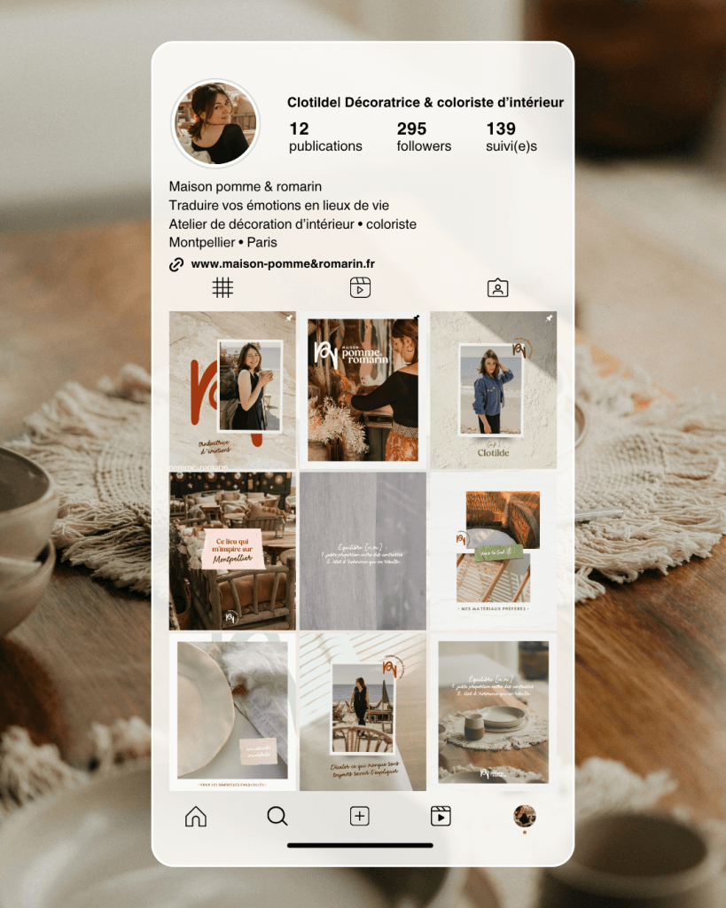 feed instagram maison pomme et romarin