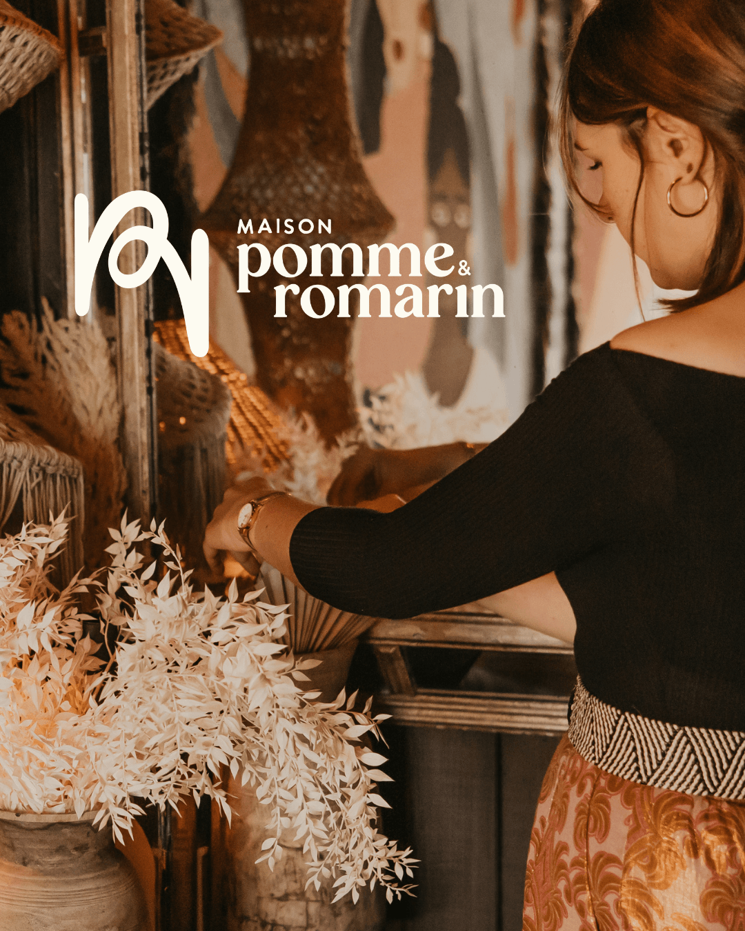 template instagram maison pomme & romarin