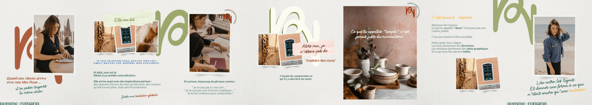 carrousel instagram maison pomme & romarin