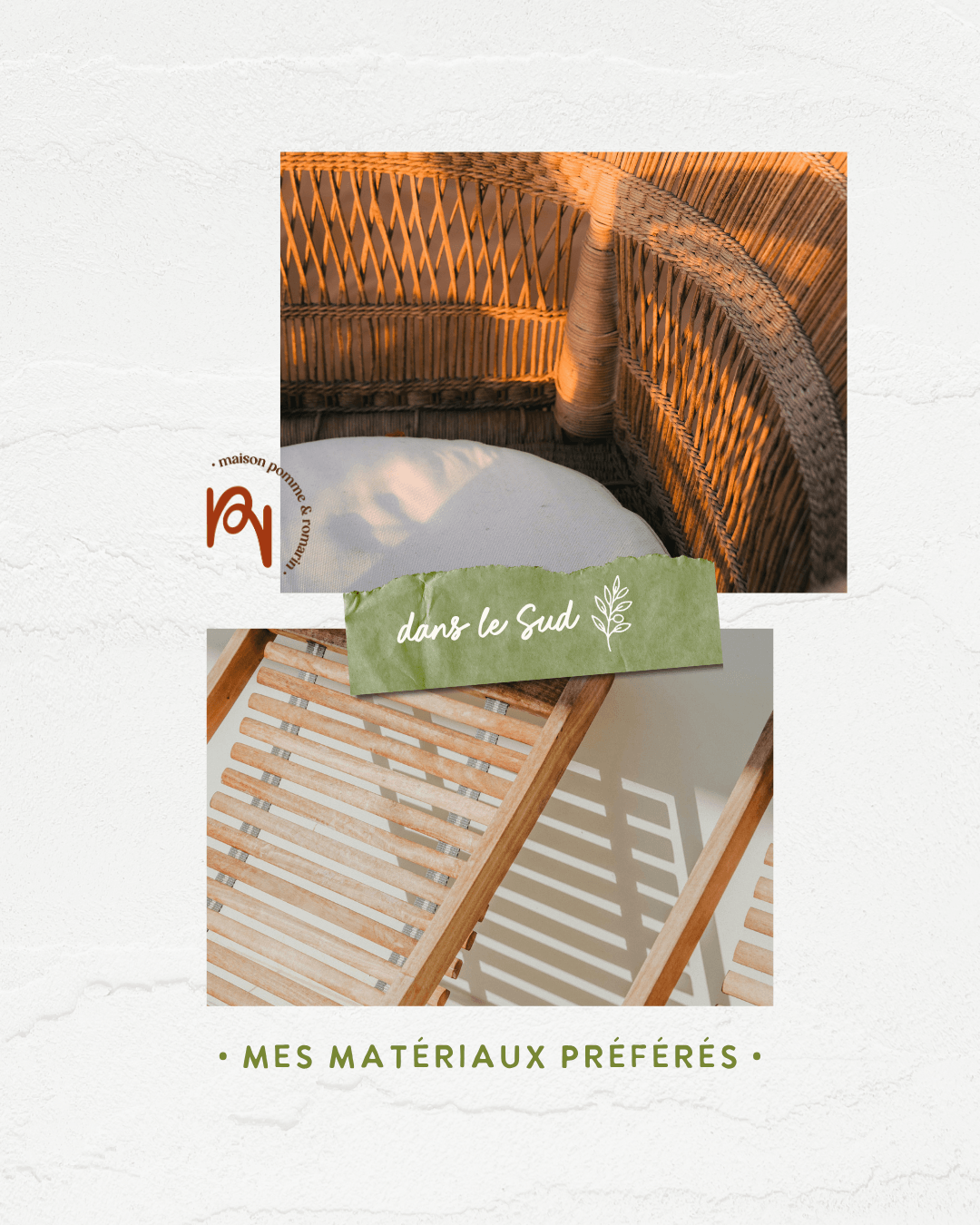 template instagram maison pomme & romarin
