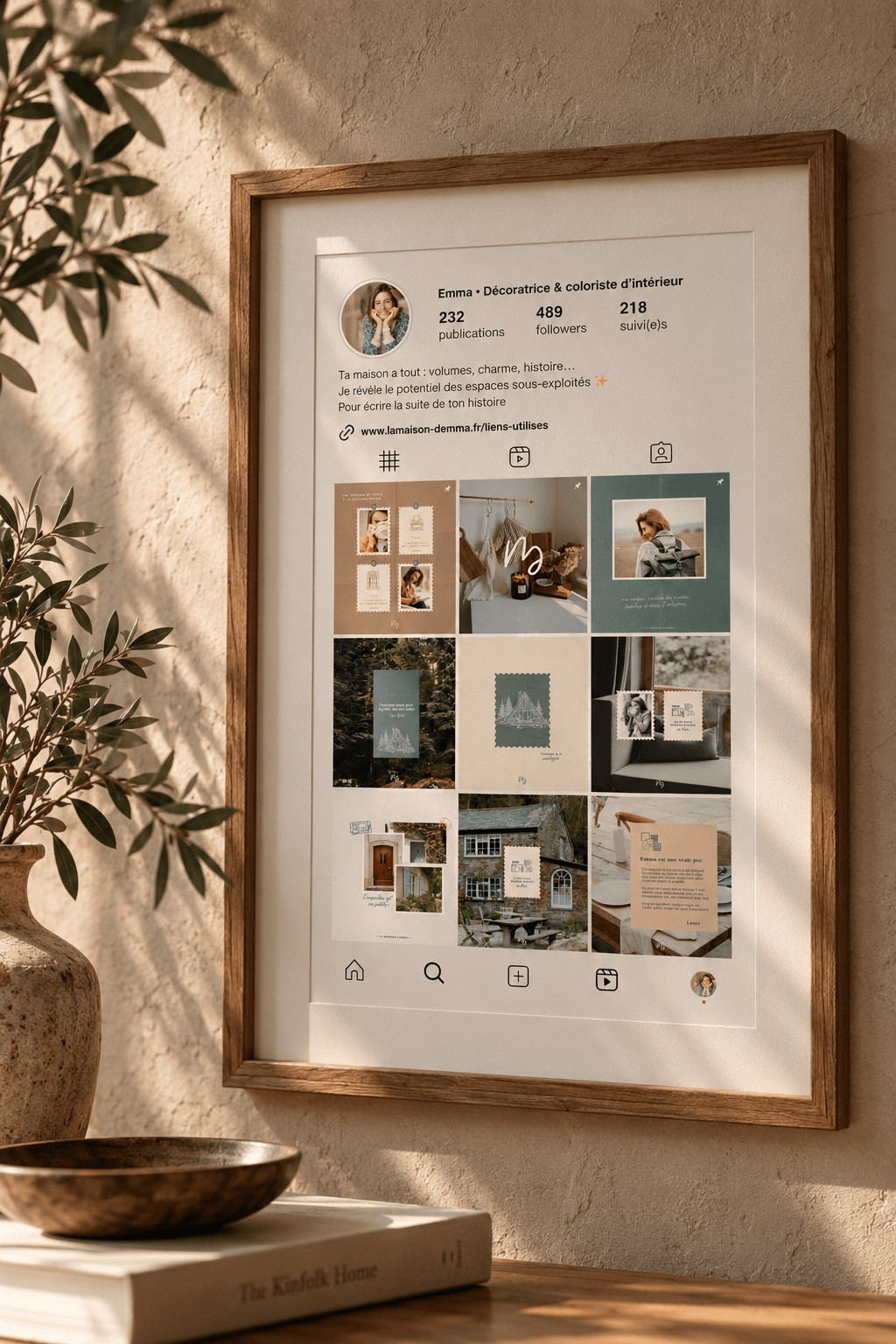 Feed instagram maison d'emma