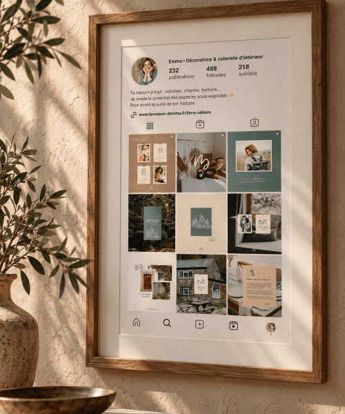 Feed instagram maison d'emma