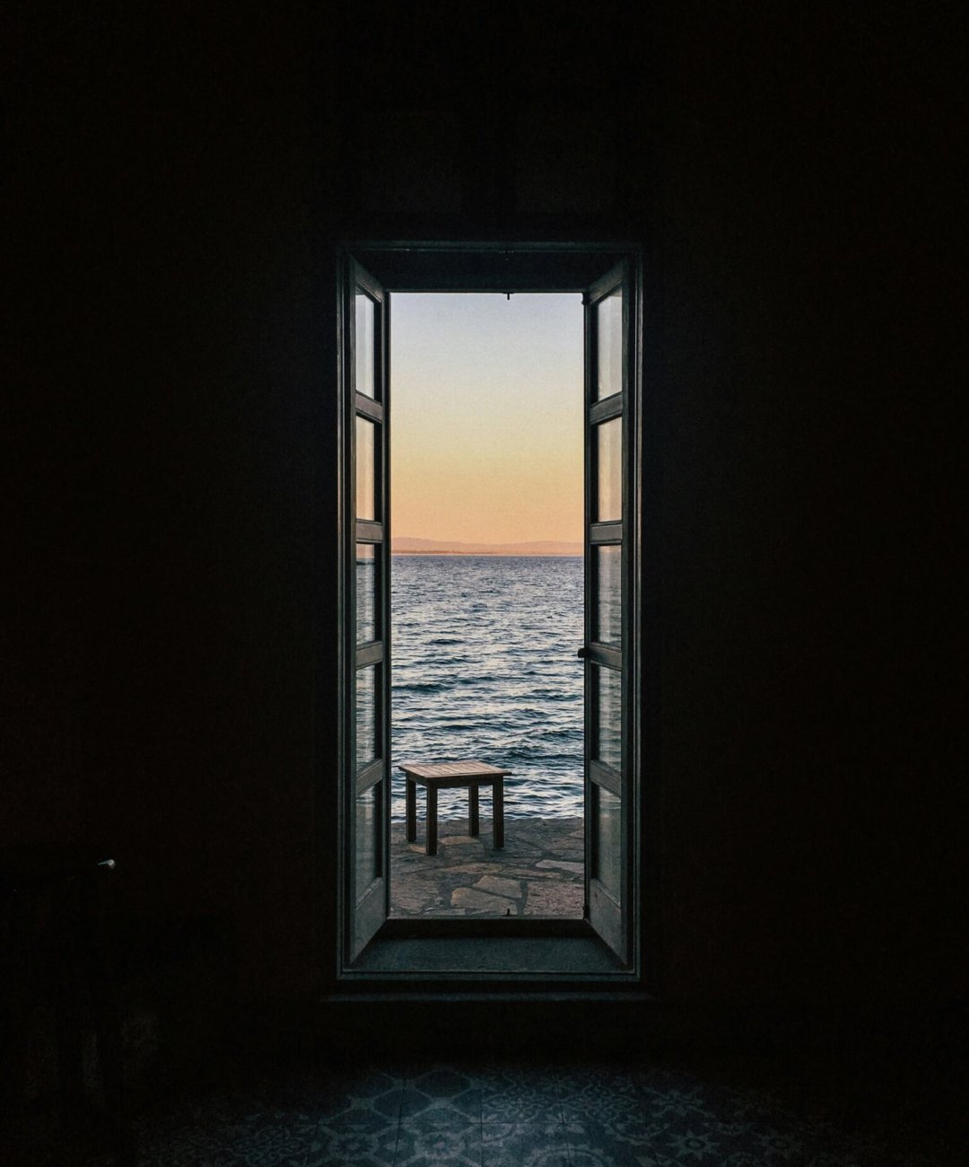fenêtre sur la mer