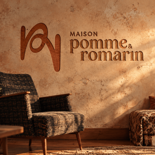 logo maison pomme et romarin