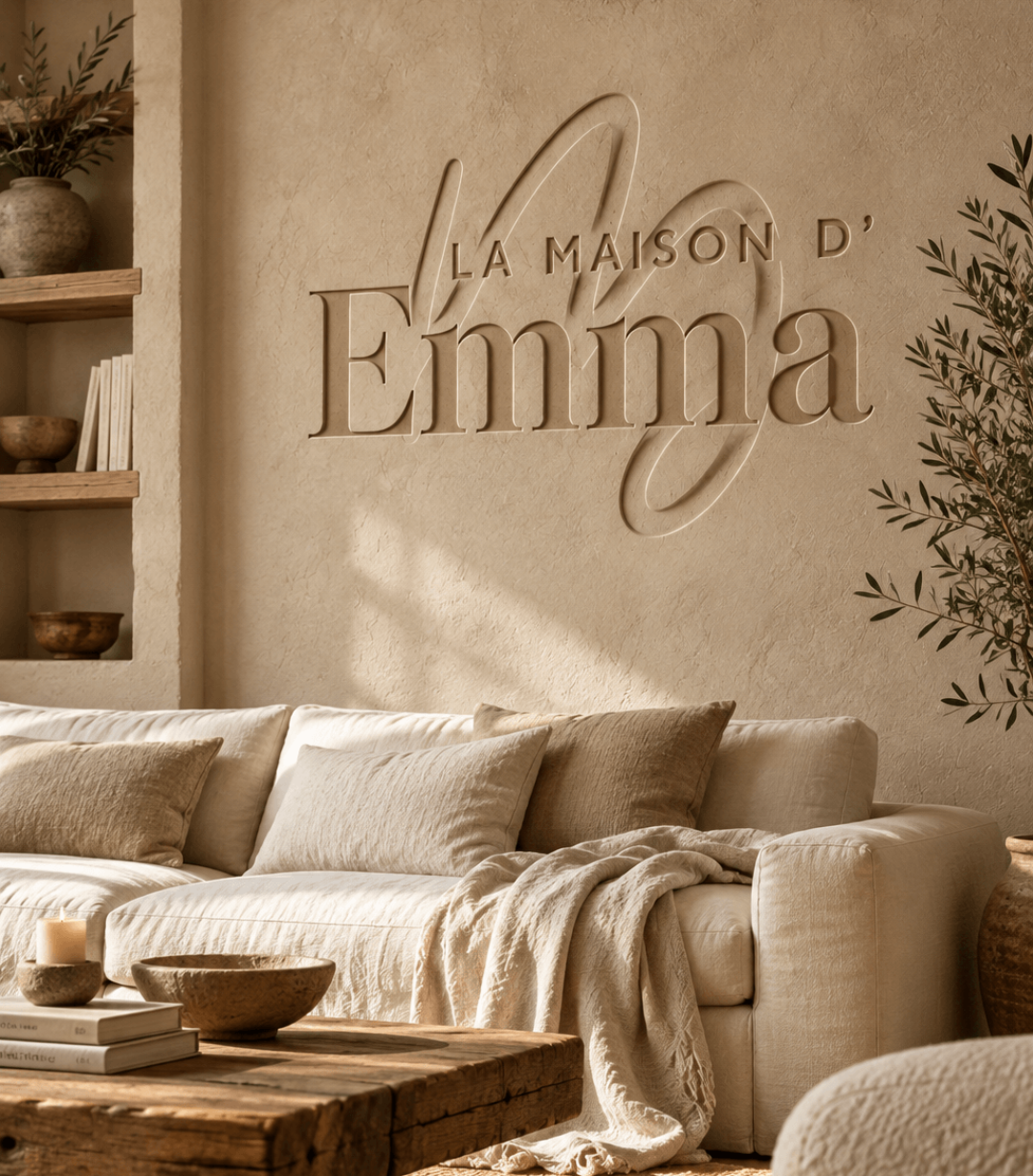 Salon logo maison emma