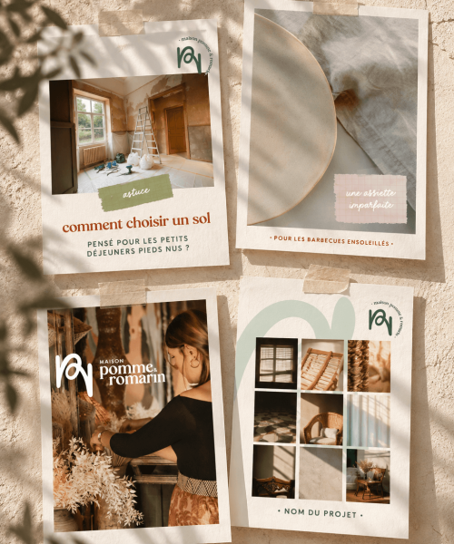 templates instagram maison pomme & romarin